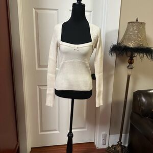 BDG Urban Outfitters Cream Knit Sweater
